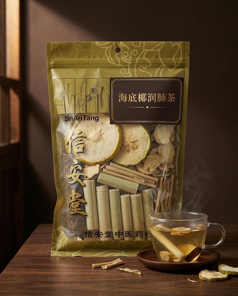 海底椰润肺茶 - Sea Coconut Lung-Moistening Tea