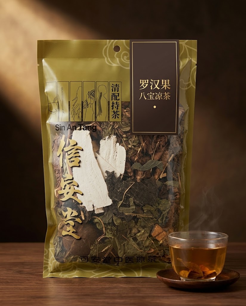 罗汉果八宝凉茶 - Luo Han Guo Eight-Treasure Herbal Tea