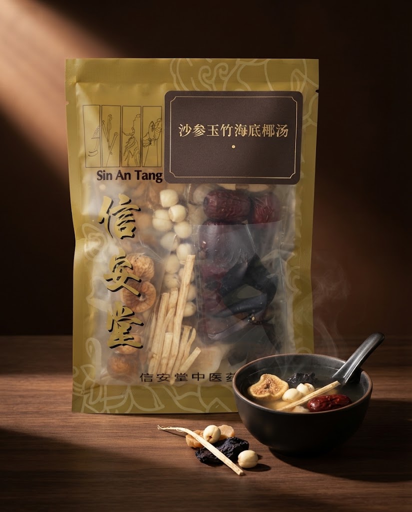 沙参玉竹海底椰汤 - Sha Shen, Yu Zhu and Sea Coconut Soup