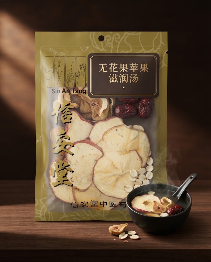 无花果苹果滋润汤 - Fig and Apple Nourishing Soup