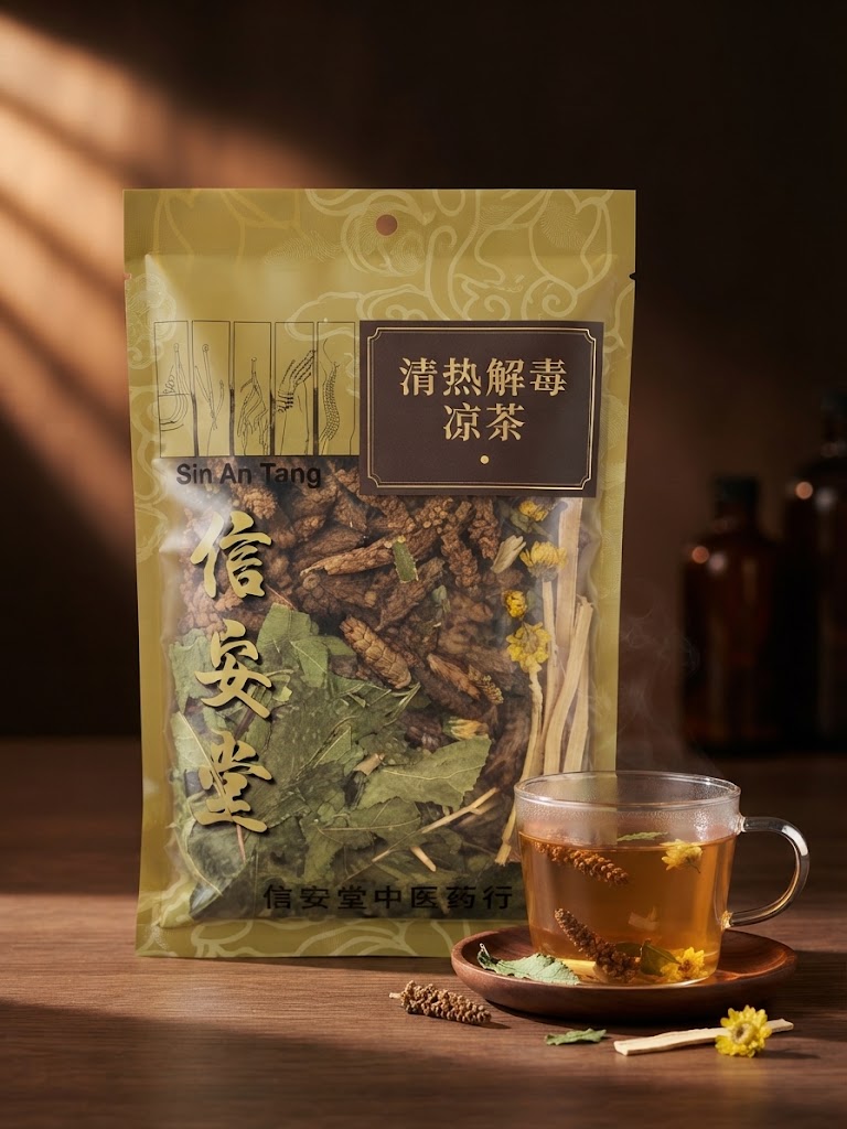 清热解毒凉茶 - Heat-Clearing Herbal Tea