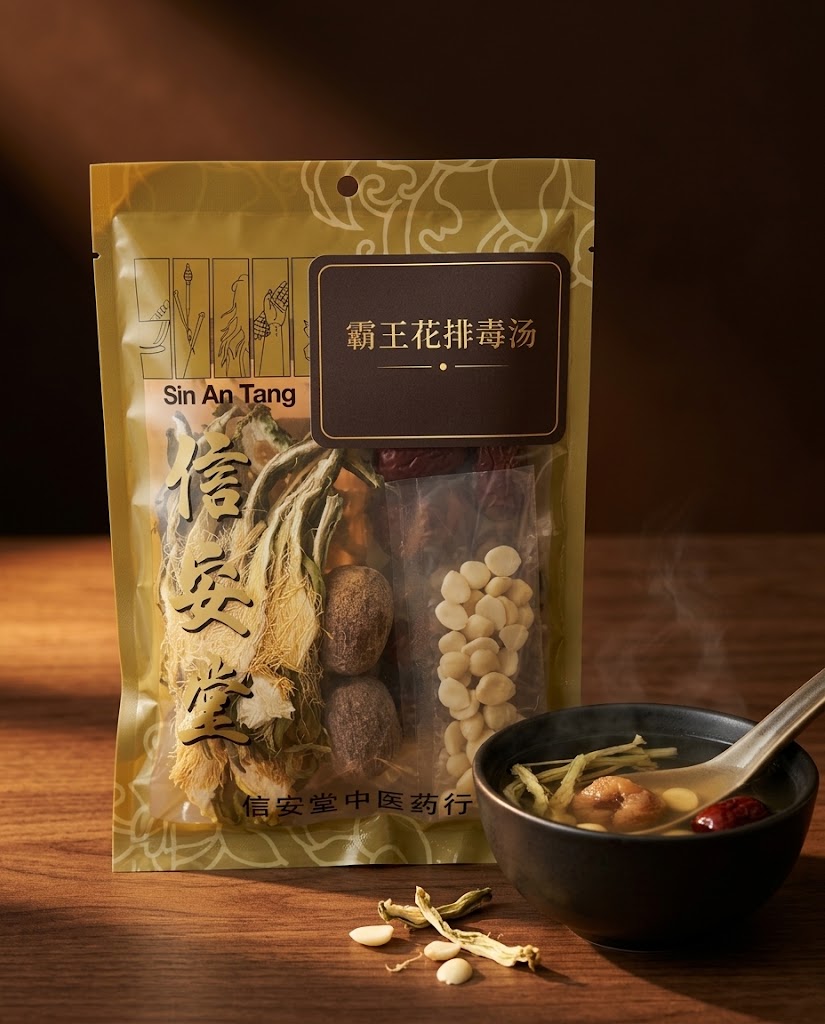 霸王花排毒汤 - Ba Wang Hua Detox Soup