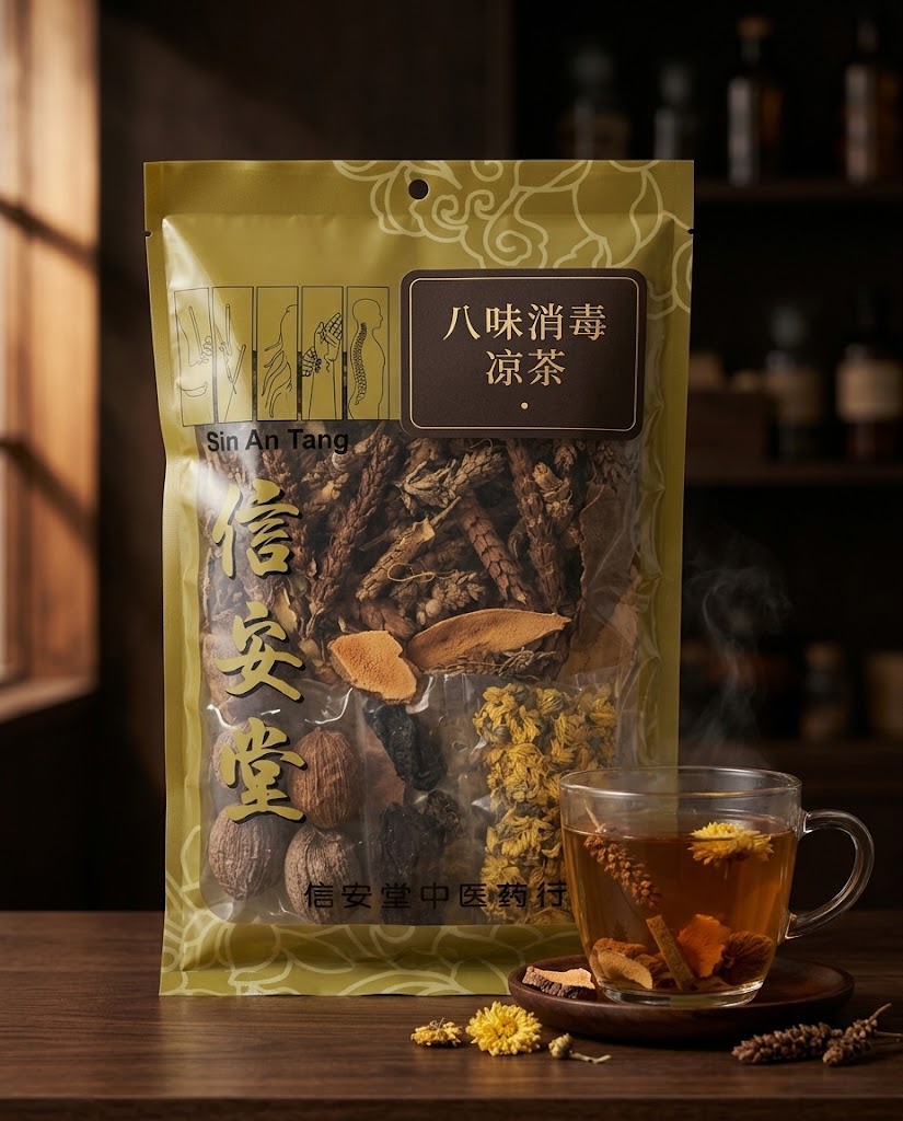 八味消毒凉茶 - Eight-Herb Cleansing Herbal Tea