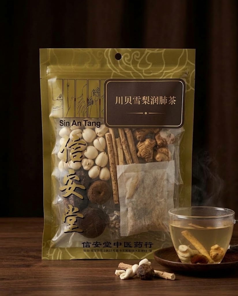 川贝雪梨润肺茶 - Chuan Bei and Snow Pear Tea
